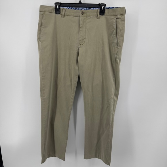Tommy Bahama Mens 38x32 Khaki Beige Casual Chino Pants - Picture 2 of 8